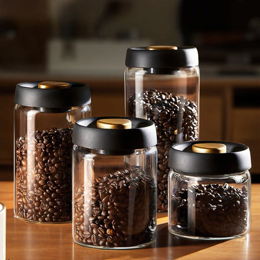 Transparent Glass Airtight Food Storage Container