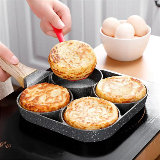 4-Hole Nonstick Omelette & Grill Pan