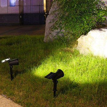 9/4 LED Solar LED Light Spotlights Outdoor IP65 Waterproof Lights Brightness Adjustable for Garden Backyard Driveway Patio Decor