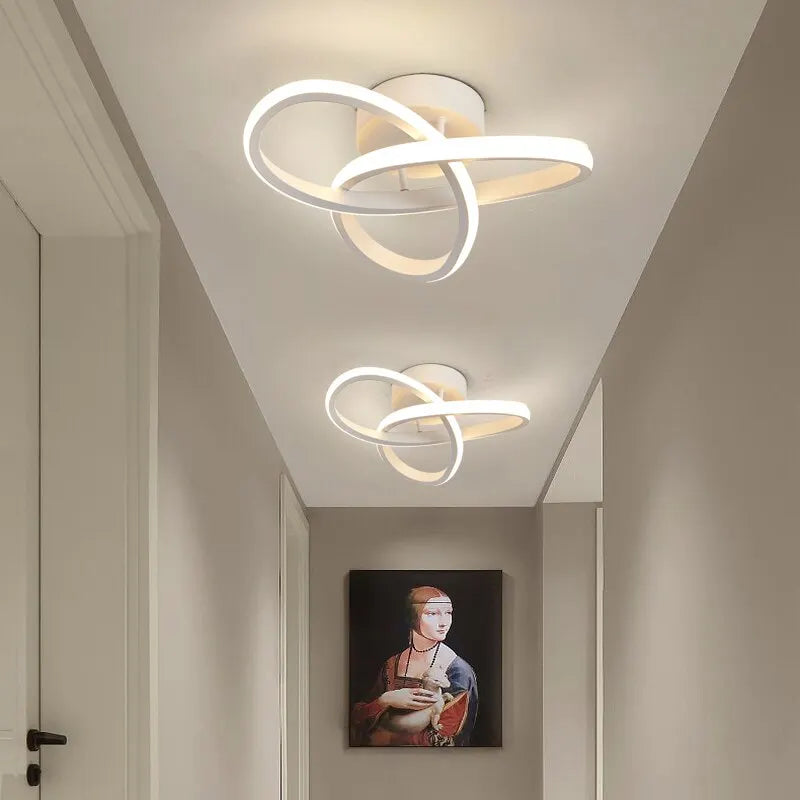 Modern LED Ceiling Chandelier with Three Colors