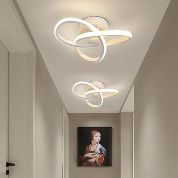 Modern LED Ceiling Chandelier with Three Colors