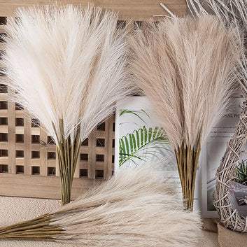 10pcs Artificial Reed Bouquet for Home Decor