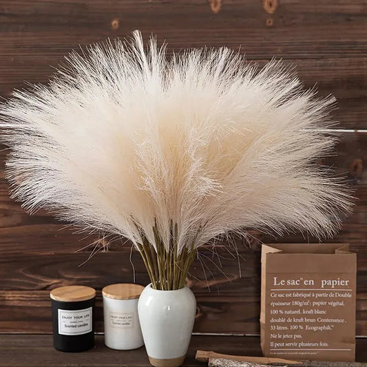 10pcs Artificial Reed Bouquet for Home Decor