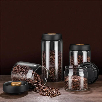 Transparent Glass Airtight Food Storage Container