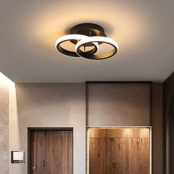 Modern LED Ceiling Chandelier with Three Colors